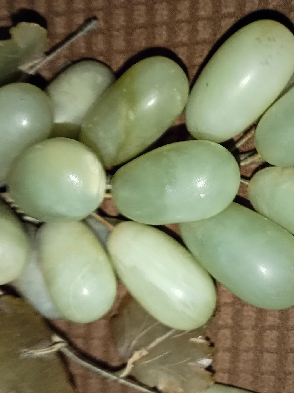 Vintage Chinese Light Green Jade Home Accent